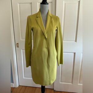 Carolina Belle Lime Green Long Blazer